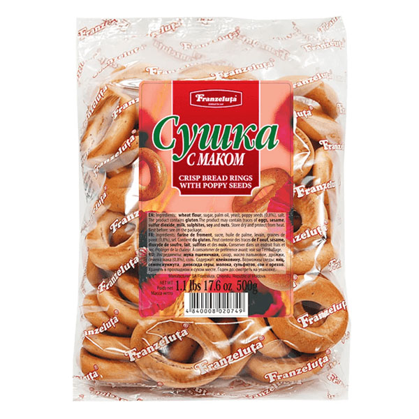 Сушка с маком – 1,1 фунта (500 гр)